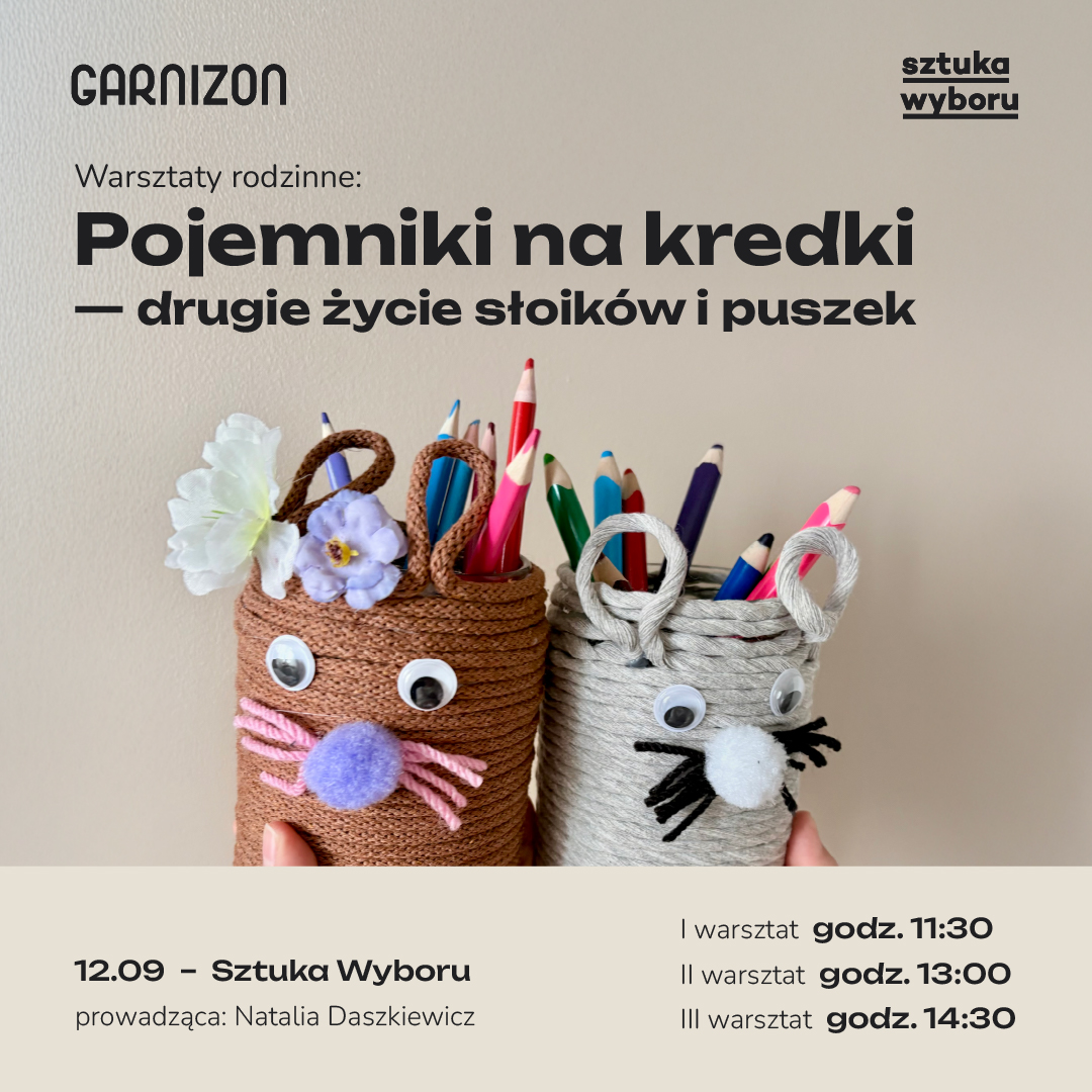 Warsztaty: pojemniki na kredki [13:00]