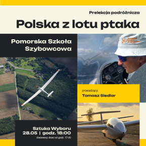 Polska z lotu ptaka – Pomorska Szkoła Szybowcowa.