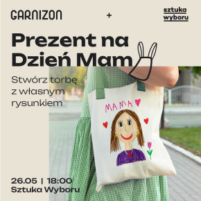Prezent na Dzień Mamy – stwórz torbę z własnym rysunkiem.