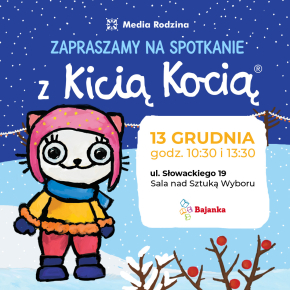 Zimowe warsztaty z Kicią Kocią w Garnizonie, 10:30