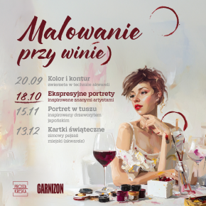 Malowanie przy winie - Ekspresyjne portrety