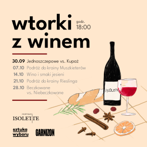 Wtorki z winem - o winach jednoszczepowych